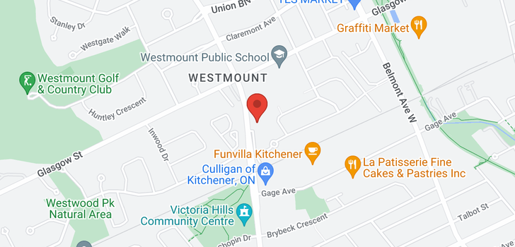 map of 5 -  20 Westmount Road W